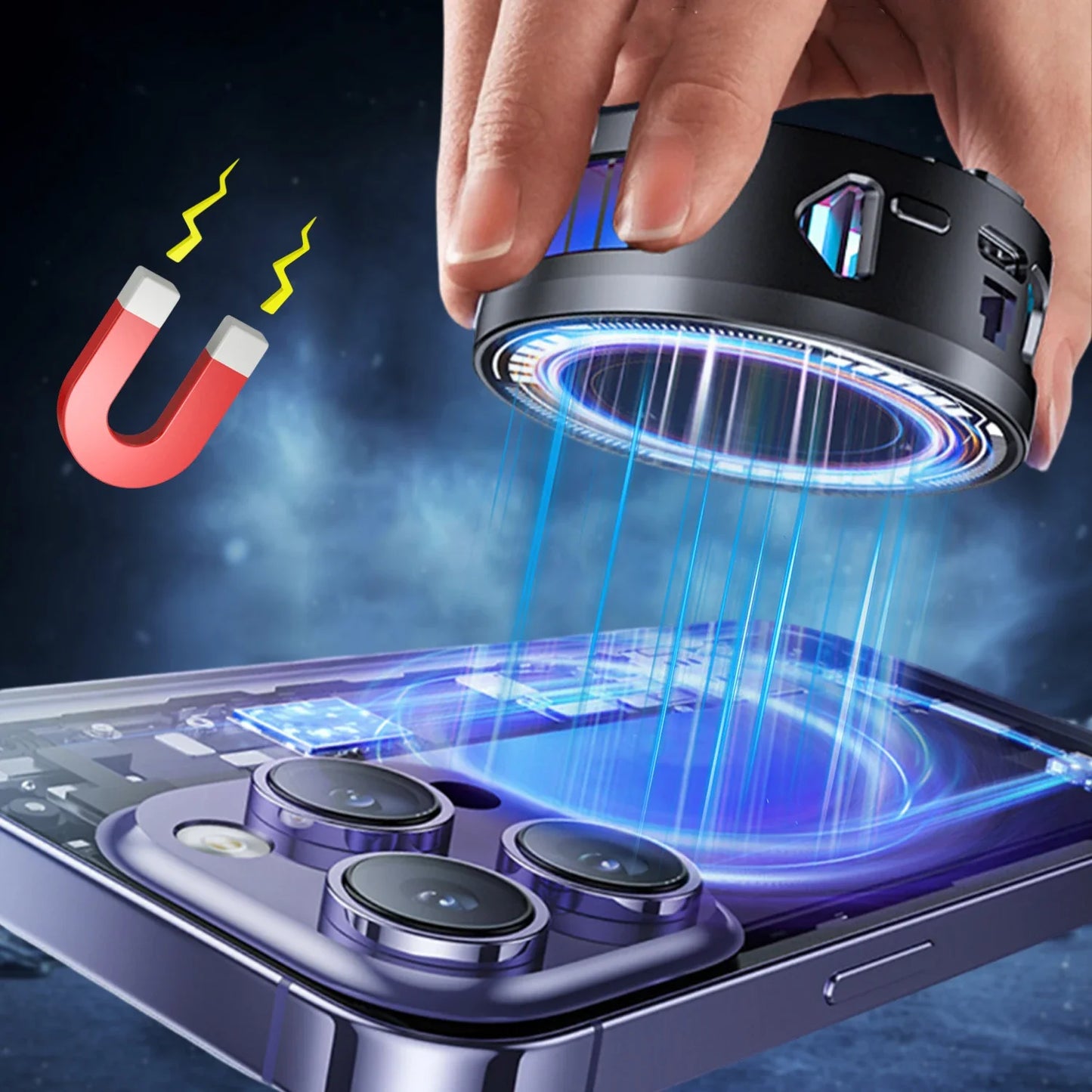 RGB Magnetic Gaming Phone Cooler